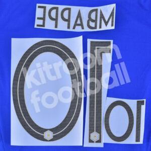 2019 France Centenary Name Number Set #10 MBAPPE Repro - Image 3