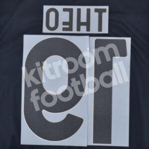 2022-23 AC Milan Fourth x Koche Name Number Set #19 THEO Repro - Image 3