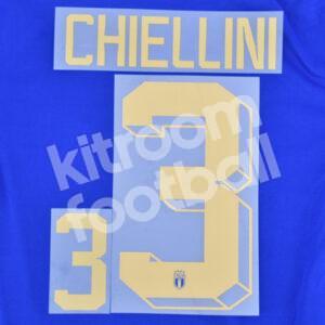 2022 Italy Home Name Number Set #3 CHIELLINI Repro