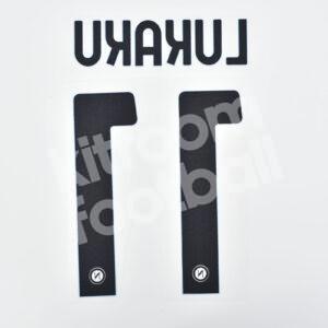 2023-24 Napoli Away Name Number Set #11 LUKAKU Repro - Image 3