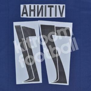 2023-24 PSG Paris Home Name Number Set #17 VITINHA Champions League Repro - Image 3