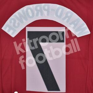 2023-24 West Ham White Name Number Set #7 WARD-PROWSE Premier League Repro - Image 3