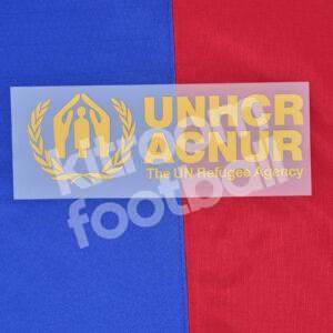 2024-25 Barcelona Sponsor Patch UNHCR ACNUR Home Repro