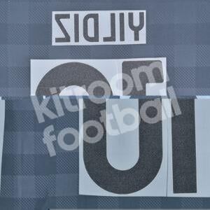 2024-25 Juventus Third Name Number Set #10 YILDIZ Repro - Image 3