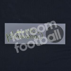 2024-25 Manchester City Away Sponsor Patch in the Community Repro - Image 3