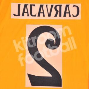 2024-25 Real Madrid Away Name Number Set #2 CARVAJAL (Champions League) Repro - Image 3