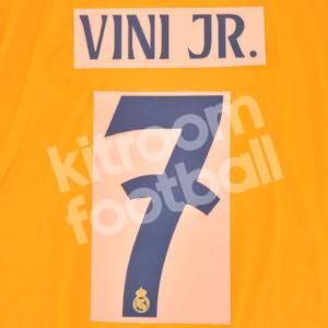 2024-25 Real Madrid Away Name Number Set #7 VINIcius Junior (Champions League) Repro
