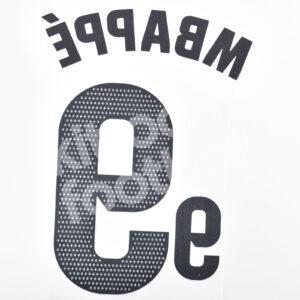 2024-25 Real Madrid Home Name Number Set #9 MBAPPE La Liga Repro v1 - Image 3