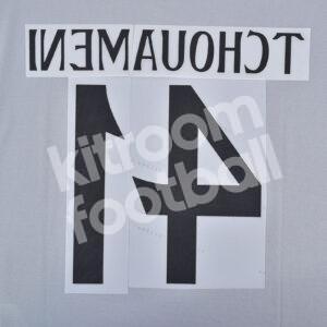 2024-25 Real Madrid Third Name Number Set #14 TCHOUAMENI (Champions League) Repro - Image 3
