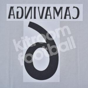 2024-25 Real Madrid Third Name Number Set #6 CAMAVINGA (Champions League) Repro - Image 3