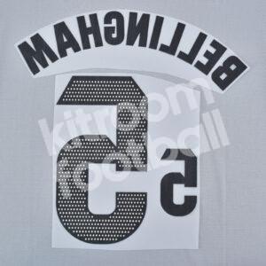 2024-25 Real Madrid Third Name Number Set #5 BELLINGHAM (La Liga) Repro - Image 3
