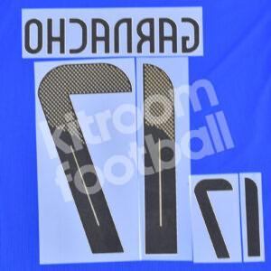 Copa America 2024 Argentina Away Name Number Set #17 GARNACHO Repro - Image 3