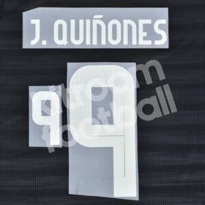 Copa America 2024 Mexico Home Name Number Set #11 Julian QUIÑONES Repro
