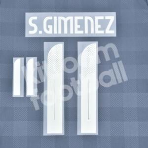 Copa America 2024 Mexico Home Name Number Set #11 Santiago GIMENEZ Repro