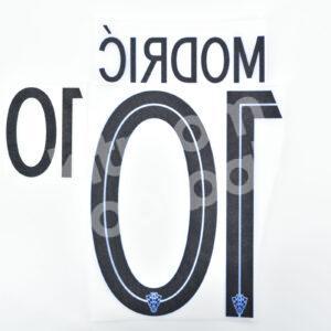 Croatia FIFA World Cup 2018 Home Name Number Set #10 MODRIC Repro v2 - Image 3