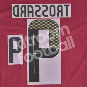 UEFA EURO 2024 Belgium Home Name Set & Number #9 TROSSARD (Repro) - Image 3