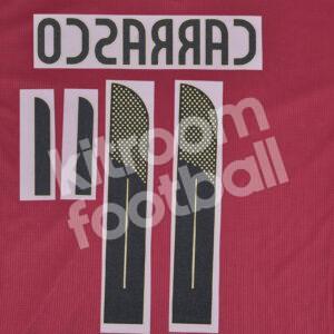 UEFA Euro 2024 Belgium Home Name Number Set #11 CARRASCO Repro - Image 3