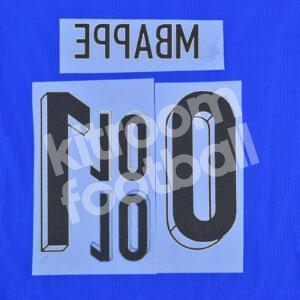 UEFA Euro 2024 France Home Name Number Set Kids #10 MBAPPE Repro - Image 3