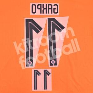 UEFA Euro 2024 Netherlands Home Name Number Set #11 GAKPO Repro - Image 3