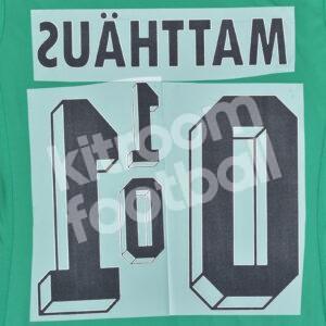 World Cup 1994 Germany Name Number Set #10 MATTHAUS Away Repro - Image 3