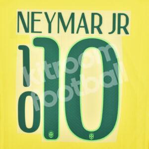 World Cup 2014 Brazil Home Name Number Set #10 NEYMAR JR Repro