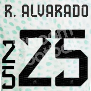 2023 Mexico Away Name Number Set #25 Raul ALVARADO Repro