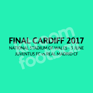 Real Madrid Final Cardiff Champions League 2017 MDT Match Details Goalkeeper Patch Repro