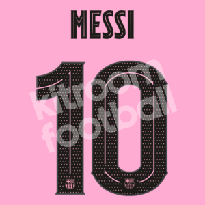 2020-21 Barcelona Third Name Number Set #10 MESSI Champions League Repro