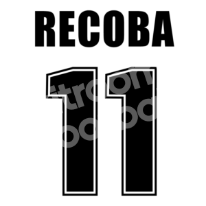 1998-99 Venezia Away Name Number Set #11 Chino RECOBA Repro