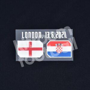 UEFA Euro 2020 21 Croatia Match Detail MDT Patch vs England Repro - Image 3