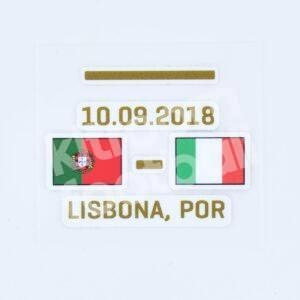 2018 Nations League Italy Match Detail MDT Patch vs Portugal Repro - Image 3