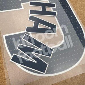 2024-25 Real Madrid Away Name Number Set #5 BELLINGHAM (La Liga) Repro - Image 3