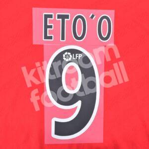2003-04 Mallorca Home Name & Number Set #9 Samuel ETOO Repro