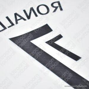 UEFA Euro 2016 Portugal Away Name Number Set #7 RONALDO Repro v2 - Image 3