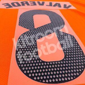 2024-25 Real Madrid Away Name Number Set #8 VALVERDE La Liga Repro - Image 3
