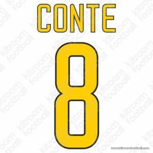 2003-04 Juventus Home Name Set #8 CONTE (Repro) - Image 1