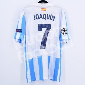 Official 2012-13 UEFA Champions League Malaga CF Home Shirt #7 JOAQUIN (Nike) (Size M) - Image 1