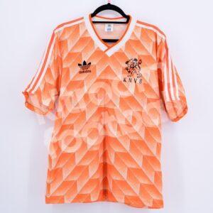 Official 1988 UEFA Euro Netherlands Home Shirt #12 Marco Van Basten (Adidas) (Size L) - Image 3