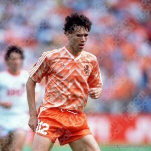 Official 1988 UEFA Euro Netherlands Home Shirt #12 Marco Van Basten (Adidas) (Size L) - Image 5