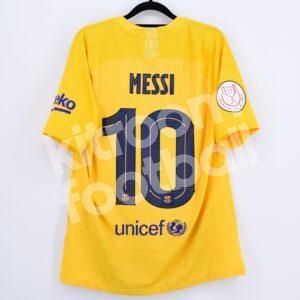 2020-21 Copa del Rey (Spain) Barcelona Authentic Third Shirt #10 MESSI (Nike) (Size L) - Image 1