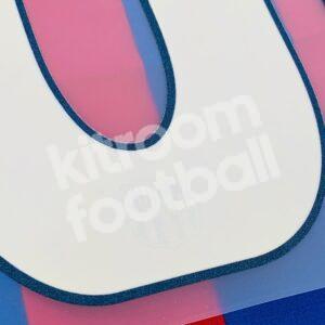 Official Reissue 2004-06 Barcelona Home Name Set & Number #10 RONALDINHO - Image 3