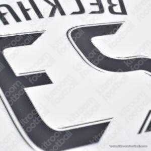 2008-12 MLS Major League Soccer Los Angeles Galaxy Home Name Set #23 BECKHAM (Repro) - Image 3