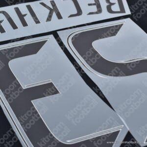 2008-12 MLS Major League Soccer Los Angeles Galaxy Away Name Set #23 BECKHAM (Repro) - Image 3