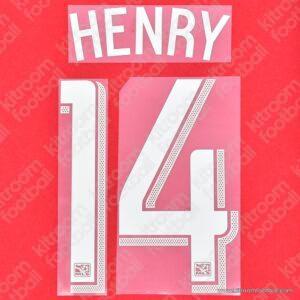 2012-14 MLS Major League Soccer New York Red Bulls Home Name Set #14 HENRY (Repro)