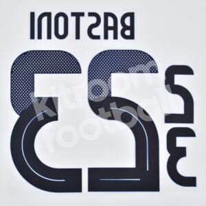 2024 Italy UEFA Euro Away Name Set #23 BASTONI (Repro) - Image 3