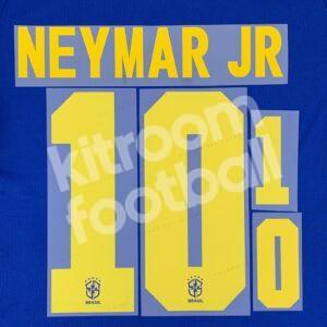 2020-20 Brazil Away Name Set & Number #10 NEYMAR JR (Repro)
