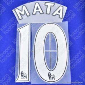 2011-13 Chelsea Home Name Set & Number #10 MATA (Repro)