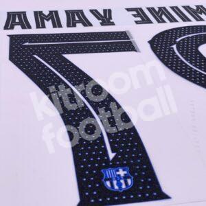 2023-24 Barcelona Away Name Set & Number #27 LAMINE YAMAL (Repro) - Image 3