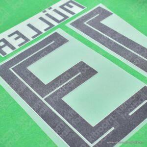 FIFA World Cup 2018 Germany Away Name Set & Number #13 MÜLLER (Repro) - Image 3