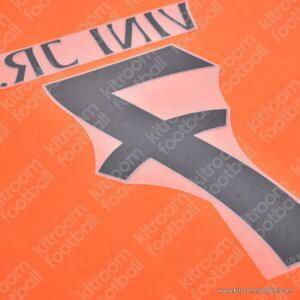 Original Player Issue 2024-25 UEFA Champions League Real Madrid Away Name Set #7 VINIcius JR - Image 3